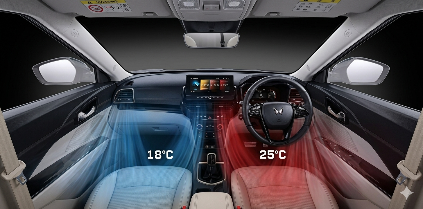 First-in-Segment Dual Zone Climate Control